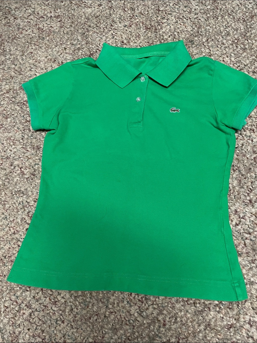 Lacoste Bright Green crocodile logo breast Polo Top